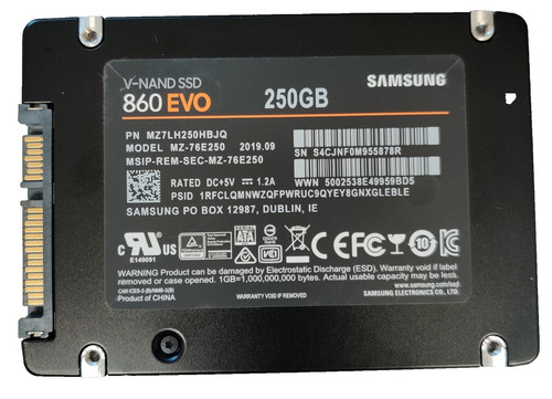 Samsung 860 evo 250 5 - gb, 2.5