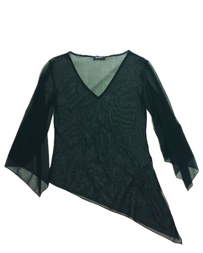 Kiah mesh oberteil - kiah, transparent
