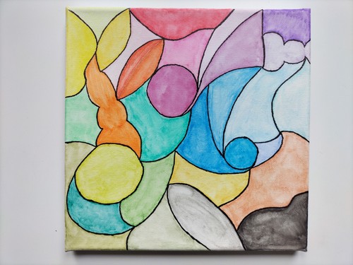Moderne kunst malerei - kunst,