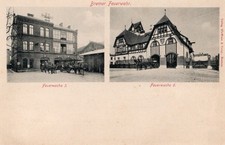 Postkarte Feuerwehr Bremen