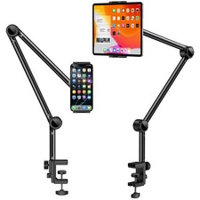 Tablet Halterung Desktop Tisch Bett Ständer 360° Schwanenhals Ipad Handy Halter