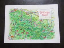 AK Thüringer Wald 1,Landkarte