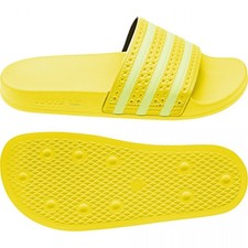 ADIDAS ADILETTE SLIDE [ EU  37 ] DAMEN DUSCH - BADESCHUHE SANDALEN GELB NEU