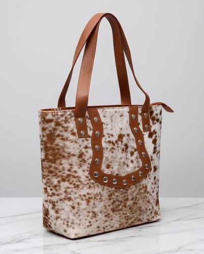 Echtleder kuhfell tasche - tasche, damen