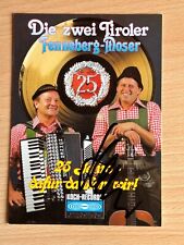 Die zwei Tiroler Fenneberg-Moser Autogrammkarte original signiert #S14078