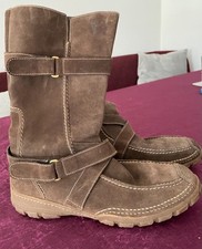 Damen Winterstiefel, Gabor Jollys, Gr. 41, braun, Wildleder