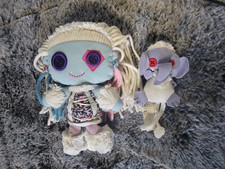 Monster High Stoffpuppe Plüsch Abbey Bominable und Shiver Mattel 2011