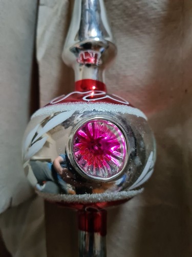 Alte christbaumspitze glas - christbaumspitze,