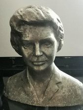 Metall Büste , Statue  Valentina Tereschkowa Kosmos , Kosmonaut signiert ansehen
