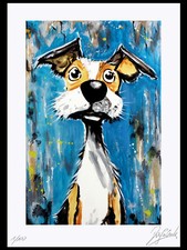 Original Kunst Grafik " DOG
