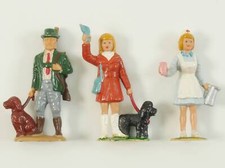 LGB Lehmann 3x Figurine Hunter Dog Walkies Gauge G 5041 5044 U. a. 1702-10-50