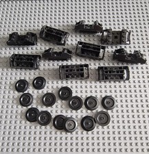 Lego Eisenbahn Train Achsen Rad schwarz Ersatzteile 57878 2879 2878 A183