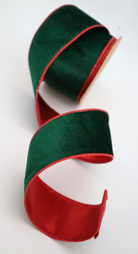 Geschenkband dunkelgrün rot - geschenkband,