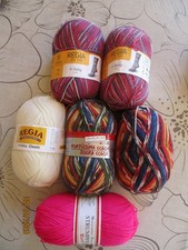 Sockenwolleca 600 gr. Reste z. B. Regia  Konvolut