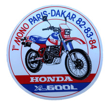 Aufkleber 1. Honda XL 600L Paris Dakar 82-83- 1984 Sticker Sticker Aufkleber
