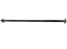 Kleiderstange Oval Ovalrohr 30 x 15 mm, chrom ca 100cm Trageschiene Stange