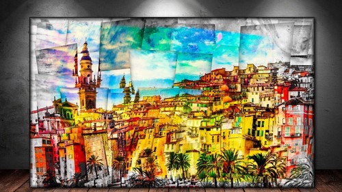 Leinwand bild xxl pop art - er,