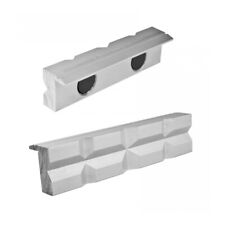 Alu Schutzbacken Prismenbacken Schonbacken 125 mm magnetisch für Schraubstock 