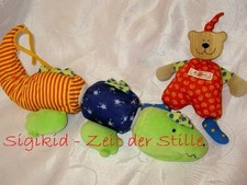 SIGIKID Krokodil Klett & Bär Greifling Spielzeug