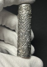 800 silber flakon jugendstil - silber,
