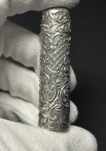 800 silber flakon jugendstil - flakon,
