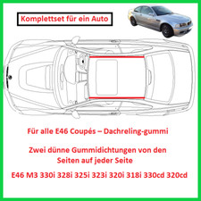 BMW E46 Coupe M3 330i 328i 330cd - Dachleisten-Gummidichtung - Kompletter Satz