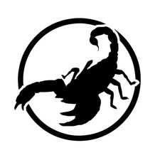 Skorpion - Aufkleber Auto