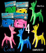 4x VINTAGE INFLATABLE XMAS