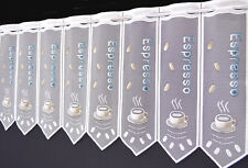 Kaffee Scheibengardine 12 Breiten Kaffeegardine Bistrogardine Küchengardine Neu 