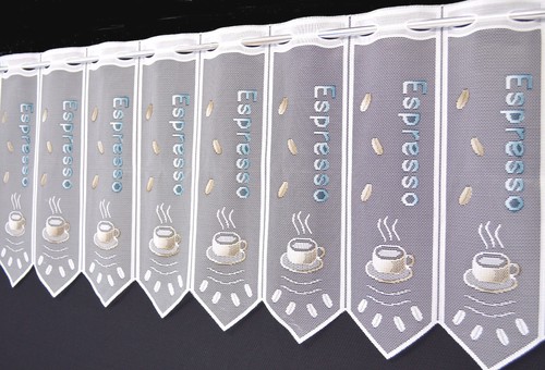 Kaffee scheibengardine - kaffee,