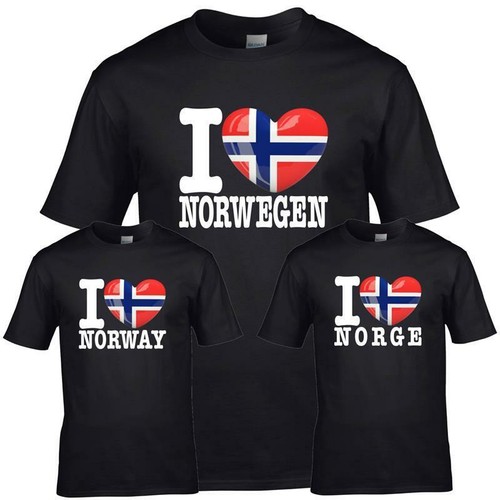 Shirt love norwegen herren - shirt,