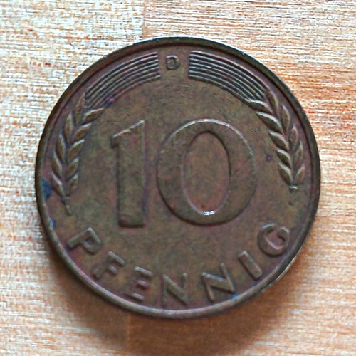 Pfennig 1950 brd - 10, d,
