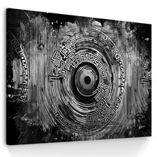 Leinwand Bild Abstrakt Schwarz