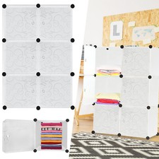 Schrank Schuhablage Garderobe Kleiderschrank DIY Schuhregal Steckregal mit Tür