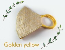 Abaca und Maulbeerseide Gesichtsmaske Handgemacht Mund-Nasenschutz Kokon