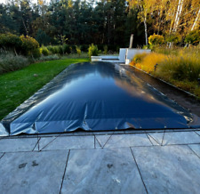 Aufblasbare Poolabdeckung Poolplane rechteckig aus LKW-Plane 650 g/m²