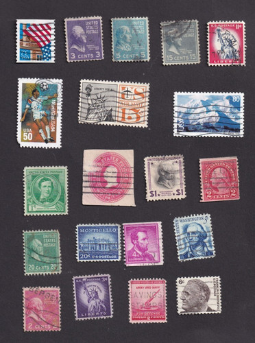 Briefmarken usa vintage alt - briefmarken,