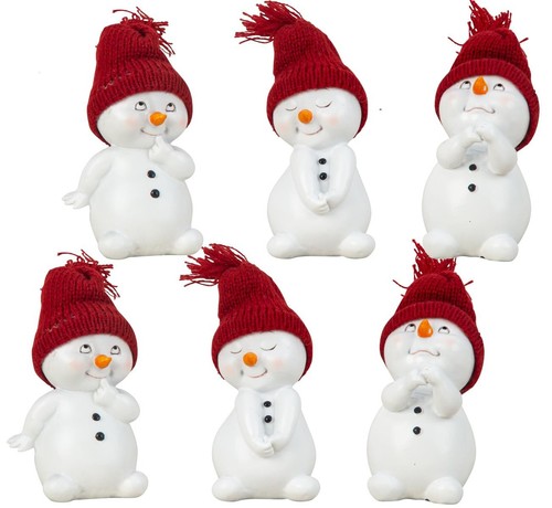 Stück schneemann figuren - schneemann,
