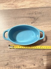 Mini keramik auflaufform - keramik, blau