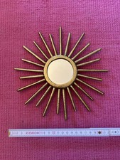 Deko Sonne, Gold, Mit Spiegel