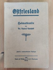 Ostfriesland Heimatkunde, Rudolf Bielefeld (2. Aufl. 1924, original, mit Brief)