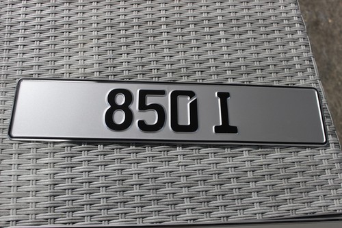 Bmw 850i kennzeichen deko - ,