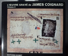 JAMES COIGNARD "L'oevre gravé II" Edition Sonet 1980, geb. Buch, TOP-Neuwertig 