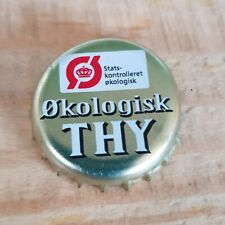 Kronkorken/Bottle Cap - Økologisk THY - dänisches Bier - gebogen