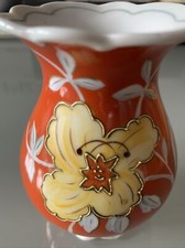 Schaubach Kunst - Vase- handgemalt- ca. 10 cm