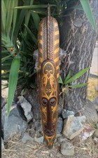Tribal Primative Mohawk Wood