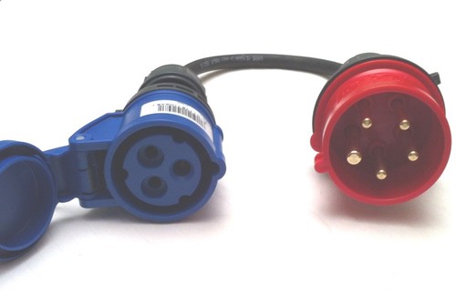 Cee adapter starkstrom 16a - adapter,