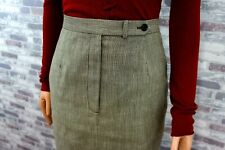 RALPH LAUREN DAMEN LEINEN WOLLE MIX TWEED LOOK BÜRO FREIZEIT ROCK 36