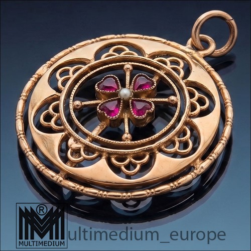 Jugendstil double anhänger - jugendstil,