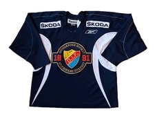 Reebok Djurgardens IF Hockey Jersey Trikot blau DIF Autogramm Linus Arnesson XXL